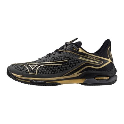 Zapatos Mizuno WAVE Exceed Tour 6 AC 10TH Edition Mujer Negros / Dorados - Chile M593VHLFBS